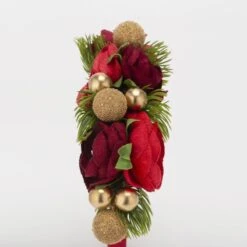 Christmas Wreath Headband - Red, Green And Gold Tone -Christmas Gift Shop 4db7baa6 ec58 4074 b1b7 5366d50b9e77