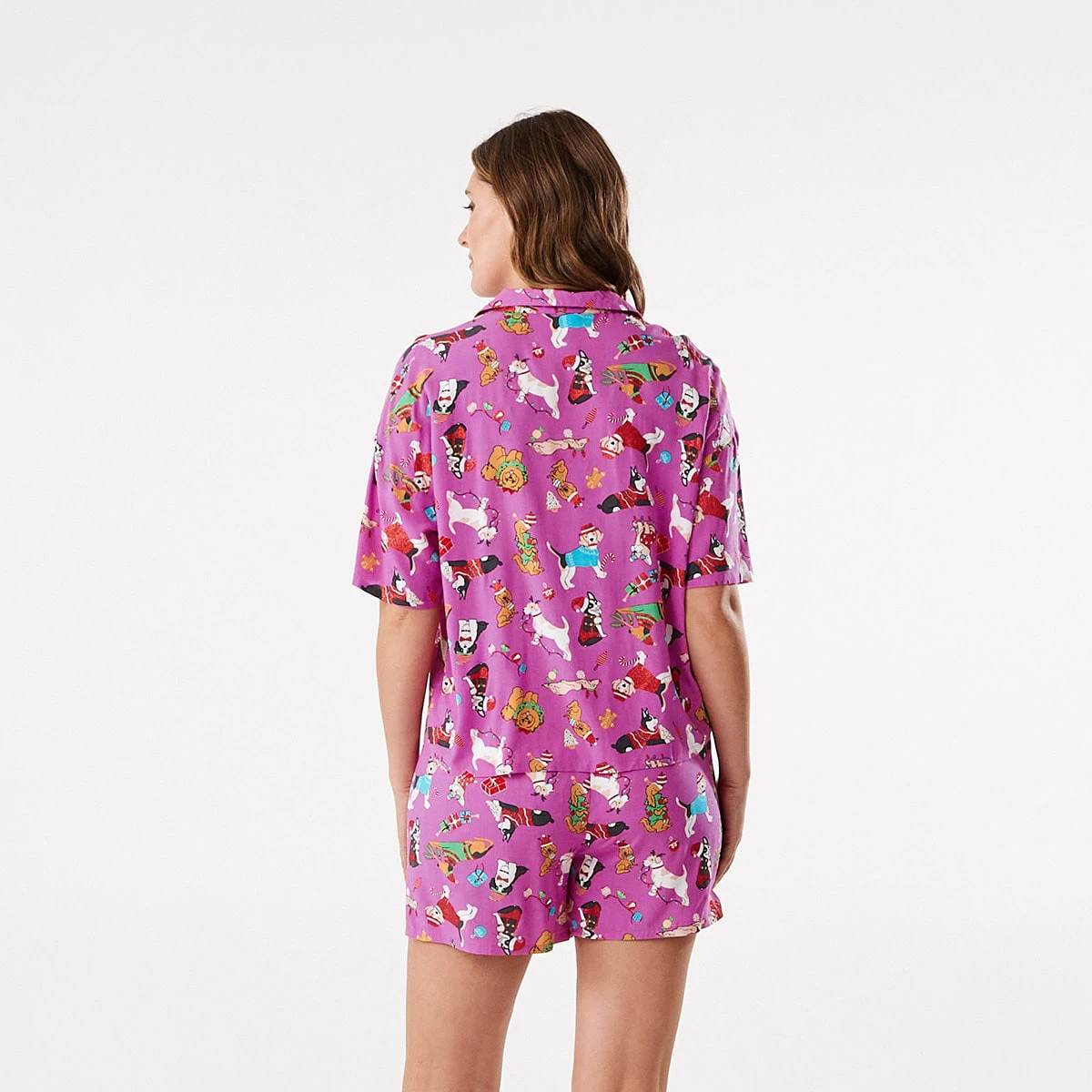 Christmas Short Sleeve Top And Shorts Pyjama Set 12 Christmas Short Sleeve Top And Shorts Pyjama Set - Image 12