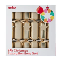 6 Pack Christmas Luxury Bon Bons - Gold Look -Christmas Gift Shop 50e4a890 dadb 4af3 bda1 8e71663db768