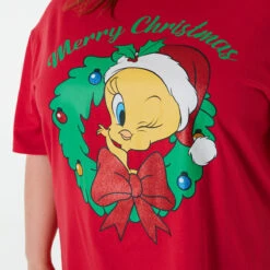 Curve Tweety License Christmas Short Sleeve T-shirt -Christmas Gift Shop 544a2914 c8cf 43e1 81a5 28b99f95721e