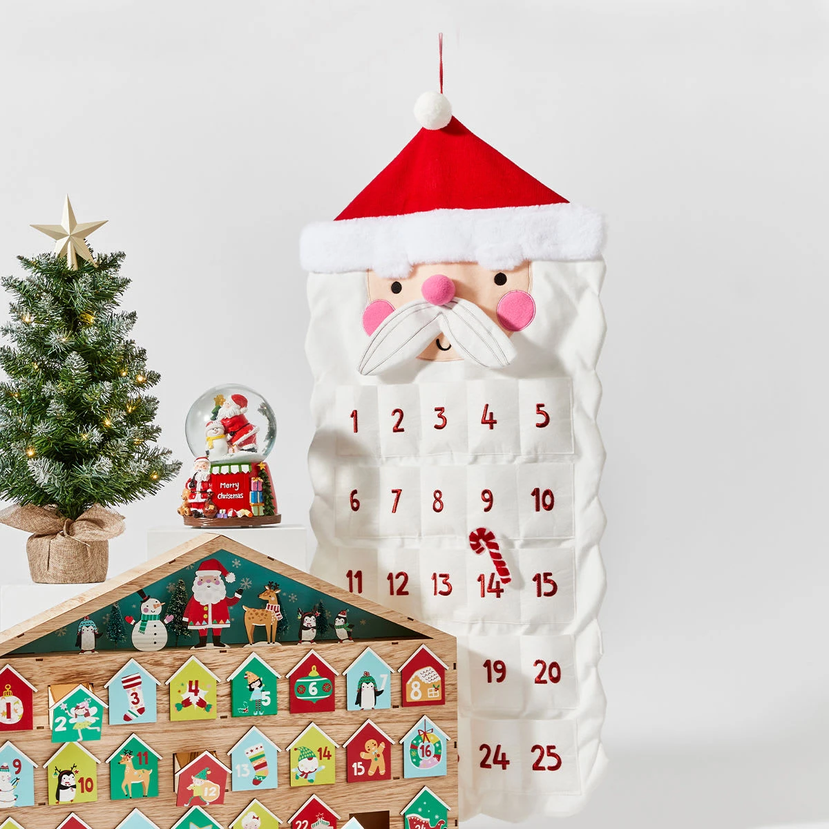 Christmas Hanging Santa Countdown Calendar 6 Christmas Hanging Santa Countdown Calendar - Image 6