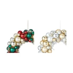 43cm Christmas Baubles Wreath - Assorted -Christmas Gift Shop 576eae25 303b 4533 8f5d cb1d9875ff24