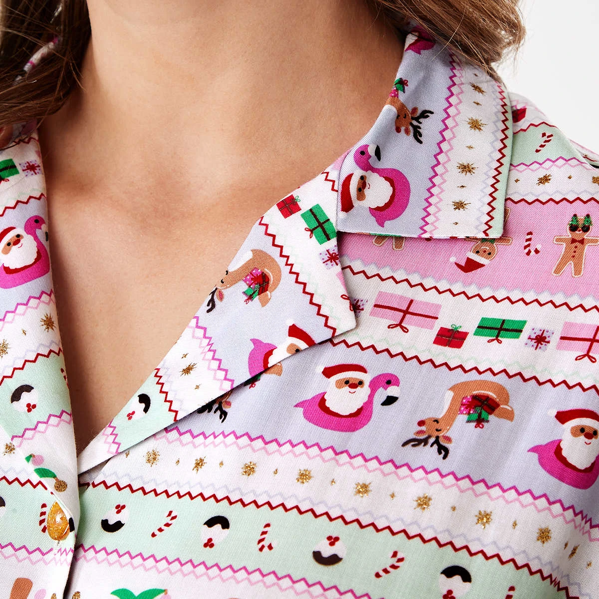 Christmas Short Sleeve Top And Shorts Pyjama Set 19 Christmas Short Sleeve Top And Shorts Pyjama Set - Image 19