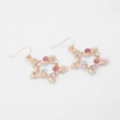 Christmas Festive Star Earrings - Rose Gold Tone -Christmas Gift Shop 596d36e7 7fb6 4aaf 8ec4 551127c5d5c2