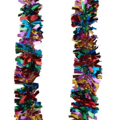 5m Christmas Tinsel - Rainbow