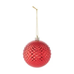 8 Pack 8cm Christmas Baubles - Red -Christmas Gift Shop 5ae96f46 c132 4d76 a30f 46bcf24df967