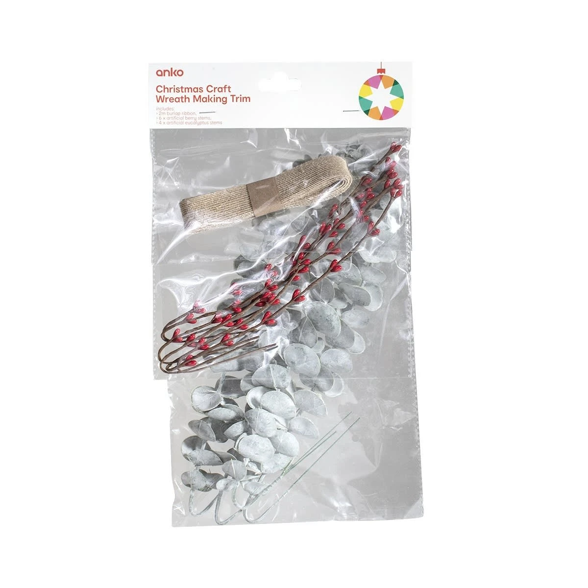 Christmas Craft Wreath Making Trim Kit 3 Christmas Craft Wreath Making Trim Kit - Image 3