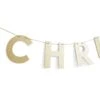 Christmas Bunting Metallic - Assorted