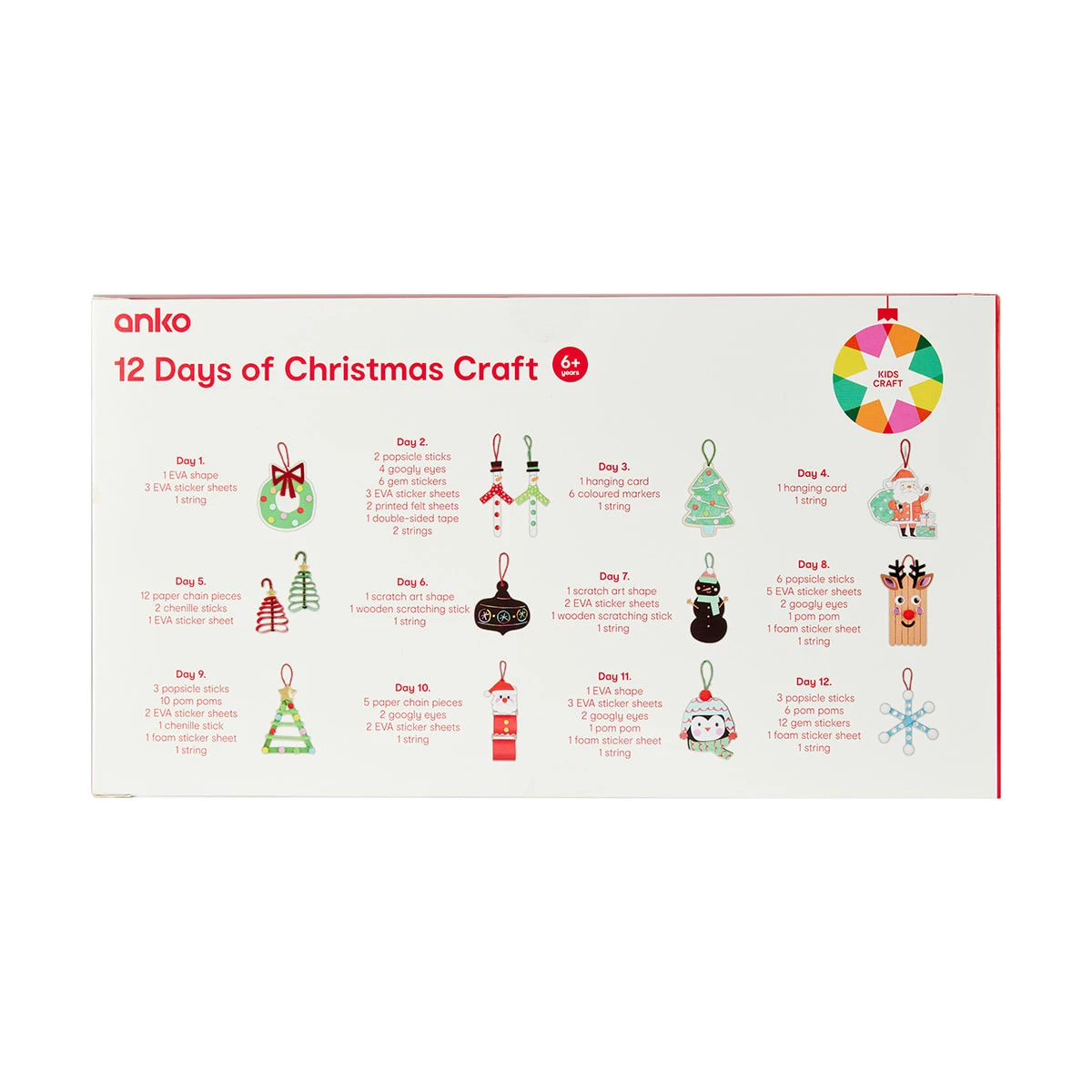 12 Days Of Christmas Craft 1 12 Days Of Christmas Craft