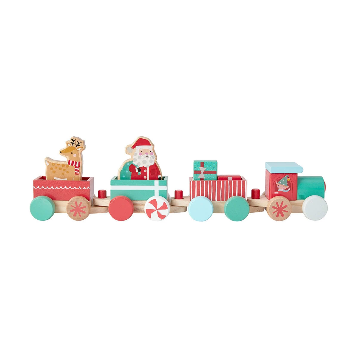 Christmas Wooden Train 8 Christmas Wooden Train - Image 8