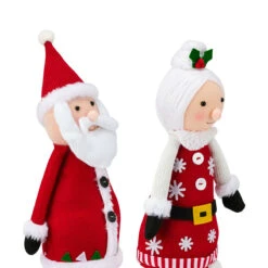 Christmas Decoration Mantle Piece Mr And Mrs Clause - Assorted
