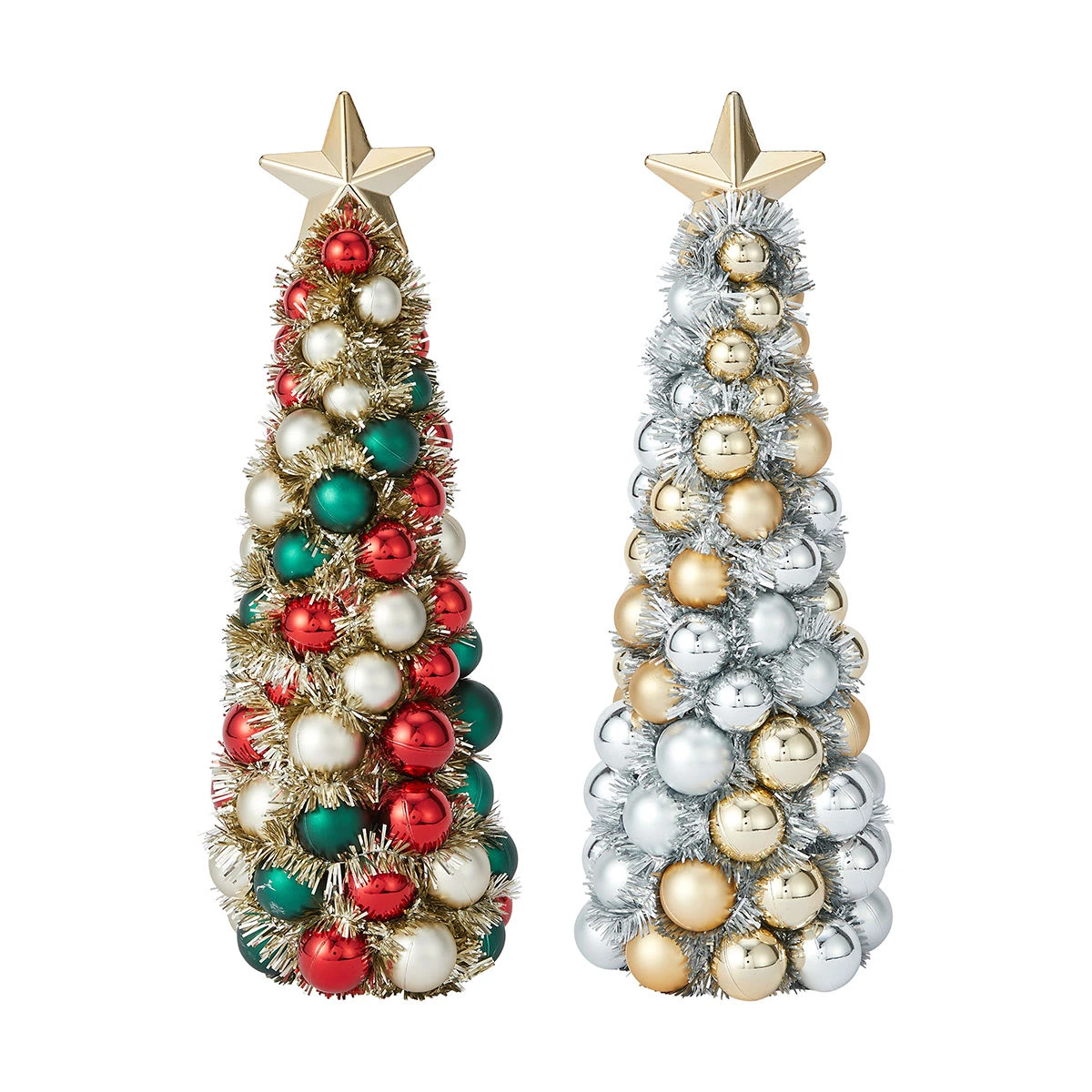 Christmas Tabletop Tree Bauble Decoration - Assorted 1 Christmas Tabletop Tree Bauble Decoration - Assorted