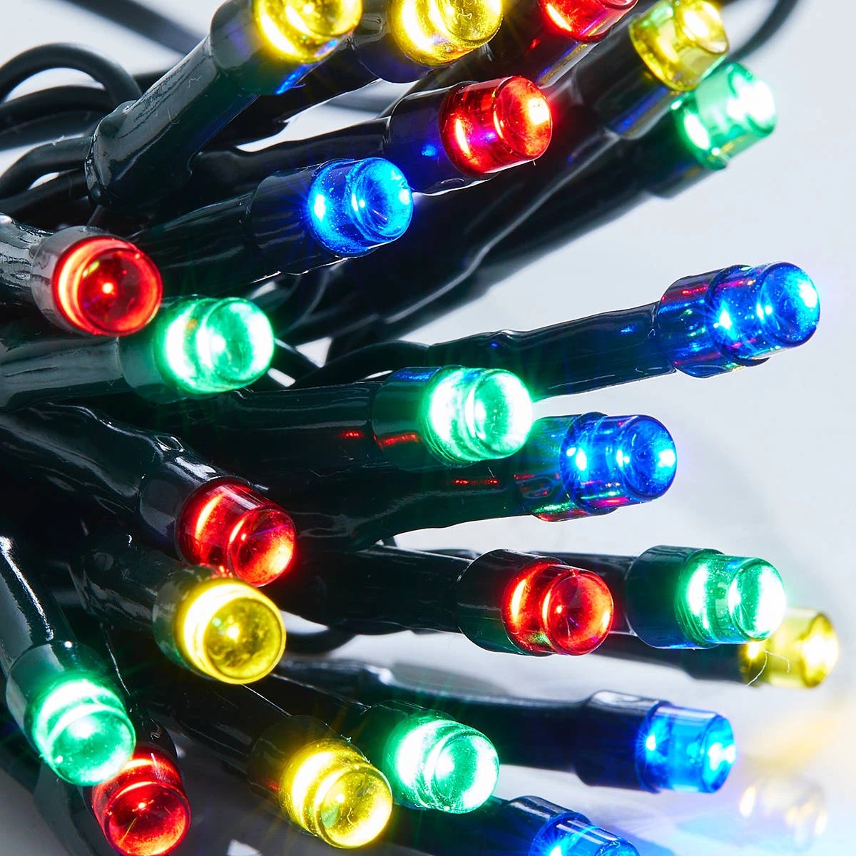 Solar Powered LED Christmas String Lights - Multi-Colour, 24 Bulbs, 2.3m 2 Solar Powered LED Christmas String Lights - Multi-Colour, 24 Bulbs, 2.3m - Image 2