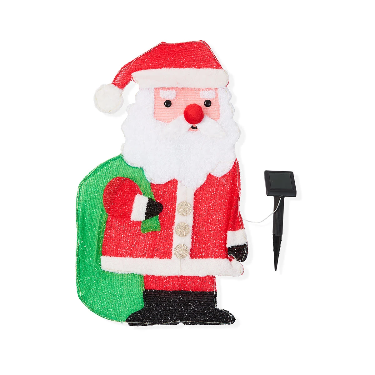 Solar Powered 65 LED Christmas Santa Light 4 Solar Powered 65 LED Christmas Santa Light - Image 4