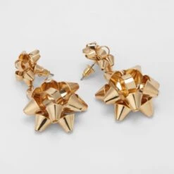 Christmas Double Rosette Earrings - Gold Tone 7 Christmas Double Rosette Earrings - Gold Tone -Christmas Gift Shop 69fbec49 a58c 4908 92f4 95e7726ce153