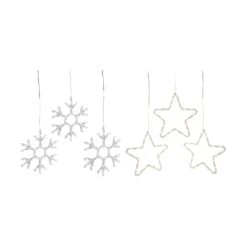 Battery Operated 3 Pack Christmas String Lights - Assorted