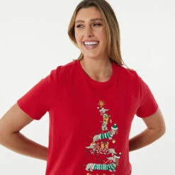 Short Sleeve Christmas T-shirt -Christmas Gift Shop 6bd37eb9 31c5 4a07 b90b 6ff17274db9d