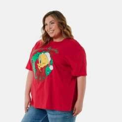 Curve Tweety License Christmas Short Sleeve T-shirt -Christmas Gift Shop 6c11b6bd 6e10 41b2 a868 8e785449c4b6