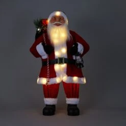Christmas Extra Extra Large Light Up Santa - Red