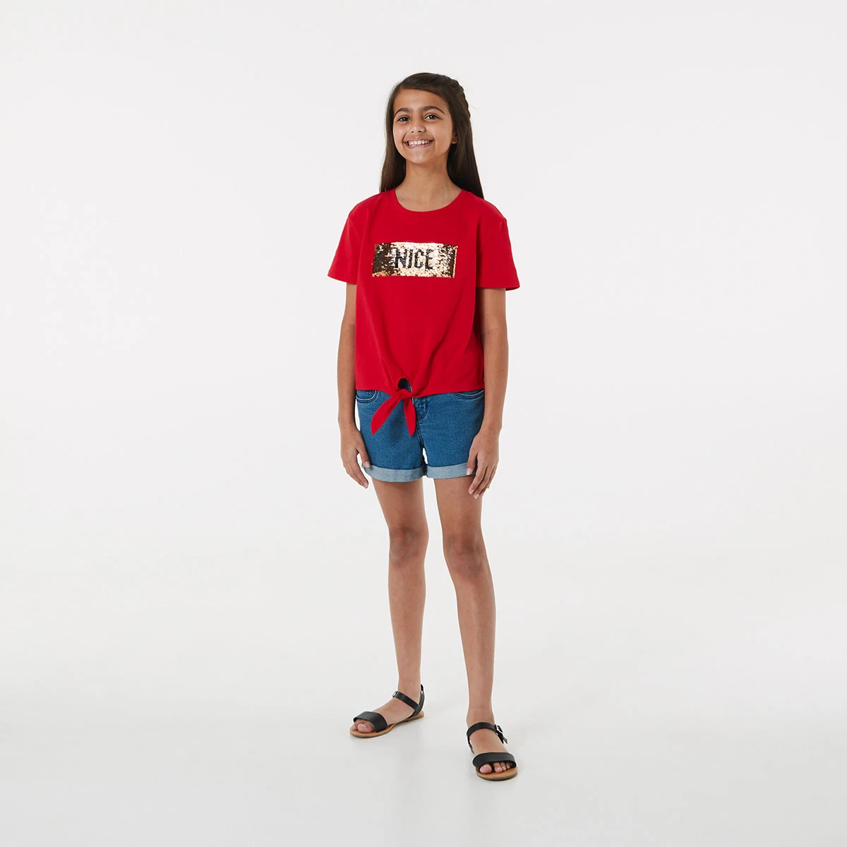 Short Sleeve Tie Front Christmas T-shirt 18 Short Sleeve Tie Front Christmas T-shirt - Image 18