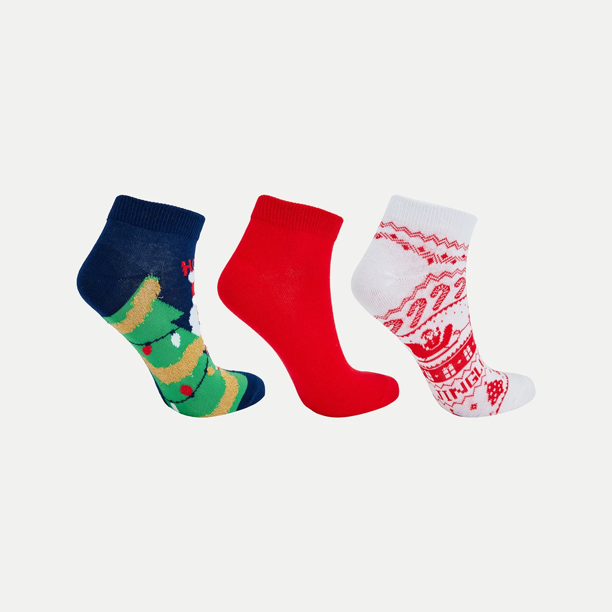 3 Pack Christmas Low Cut Socks 8 3 Pack Christmas Low Cut Socks - Image 8