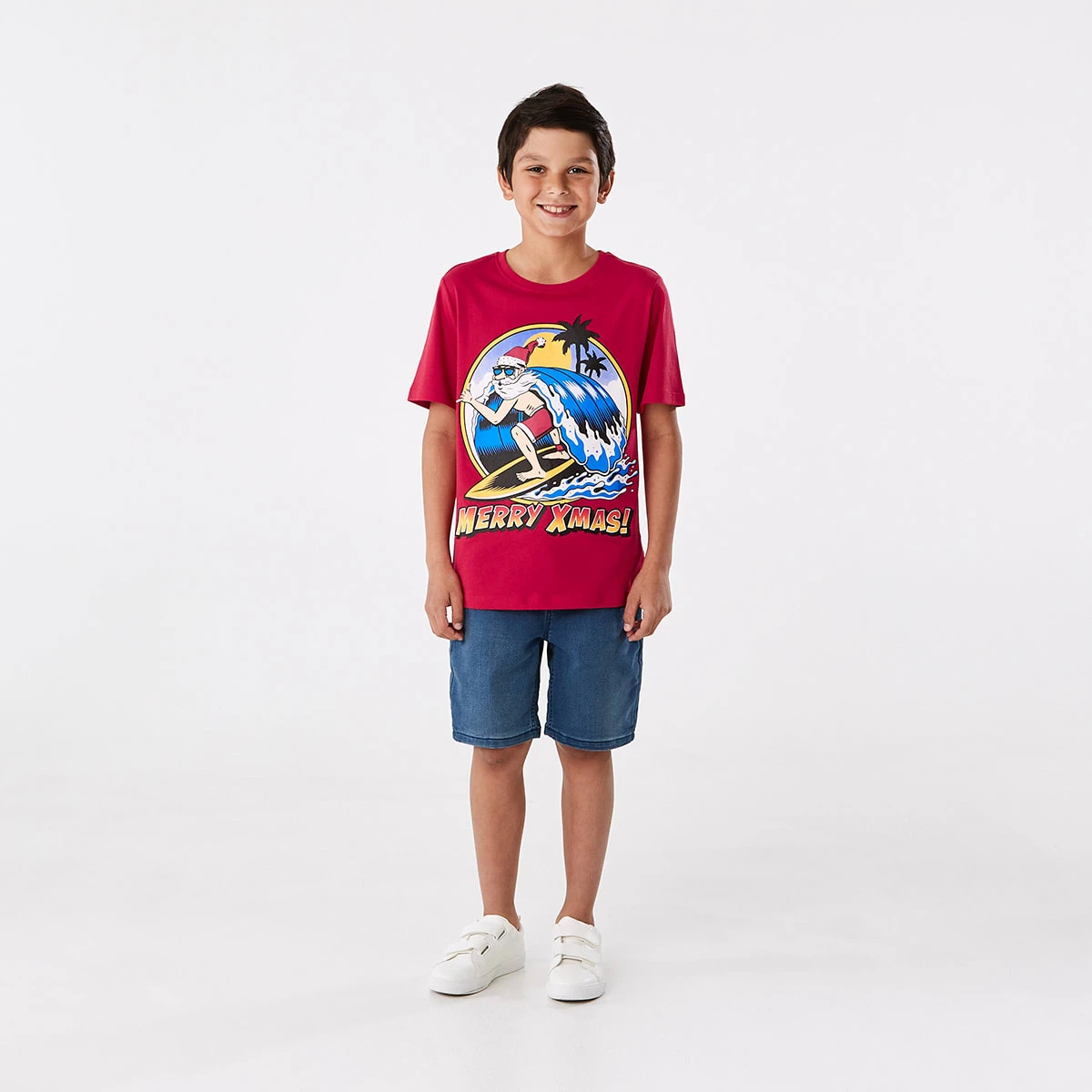 Christmas Surf Print T-shirt 5 Christmas Surf Print T-shirt - Image 5