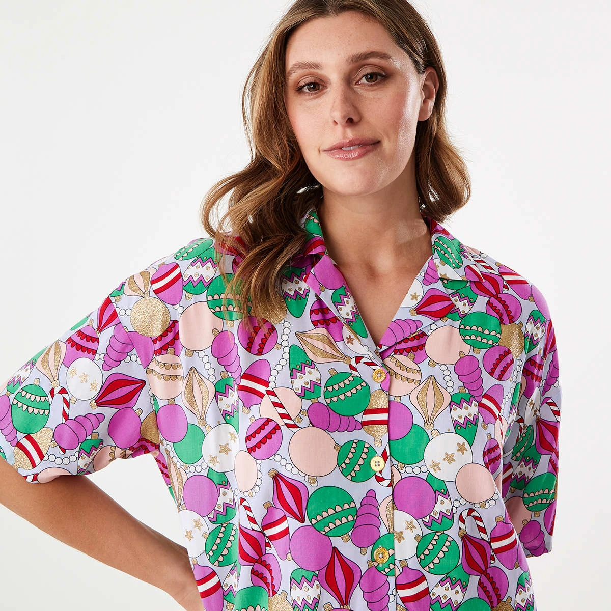 Christmas Short Sleeve Top And Shorts Pyjama Set 15 Christmas Short Sleeve Top And Shorts Pyjama Set - Image 15