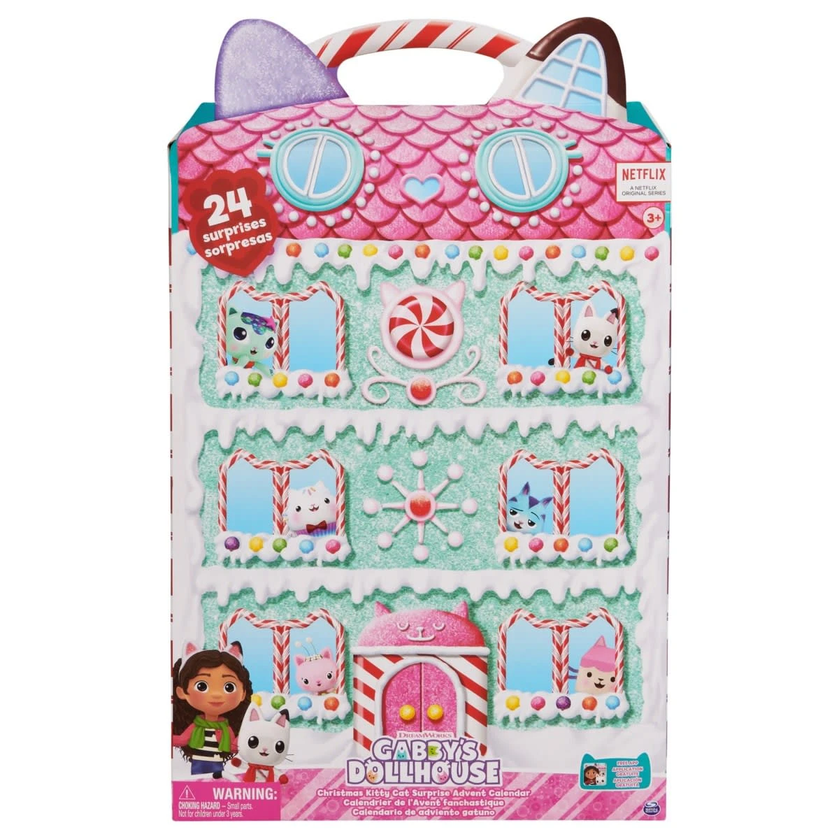 DreamWorks Gabby's Dollhouse Christmas Kitty Cat Surprise Advent Calendar 2 DreamWorks Gabby's Dollhouse Christmas Kitty Cat Surprise Advent Calendar - Image 2