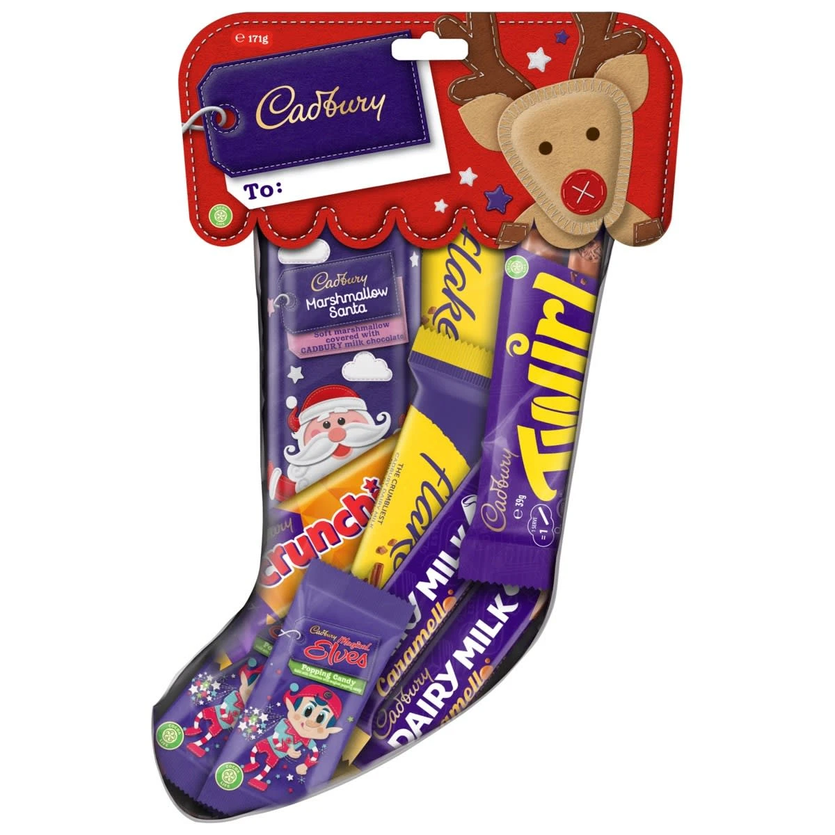 Cadbury Christmas Stocking 171g 2 Cadbury Christmas Stocking 171g - Image 2