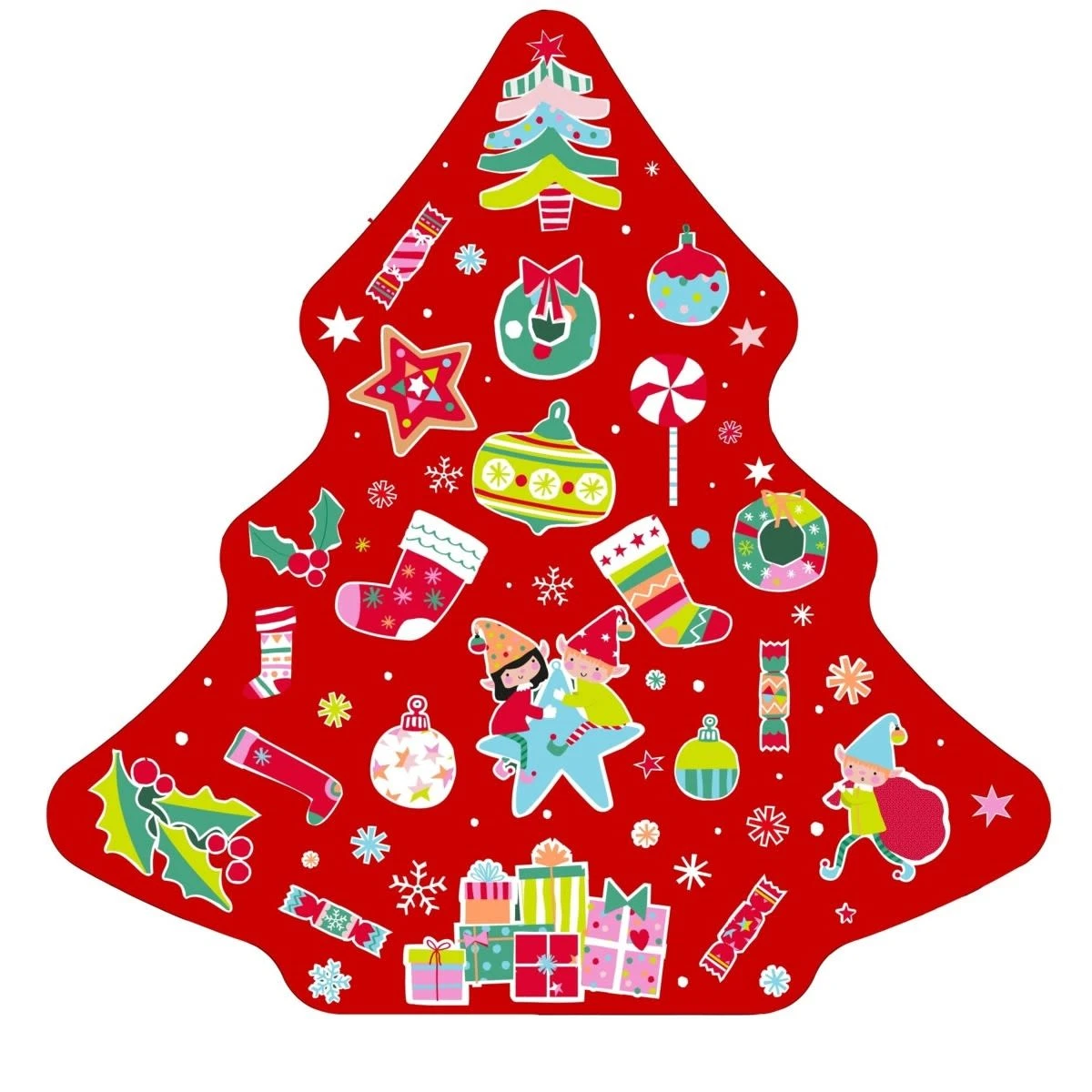 Christmas Tree Biscuit Tin 160g - Assorted 1 Christmas Tree Biscuit Tin 160g - Assorted