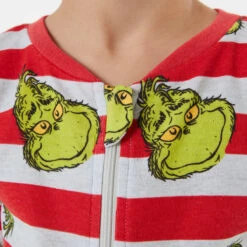 The Grinch License Christmas All-In-One Sleepsuit -Christmas Gift Shop 768aee1e 734c 4bd7 a206 323f6c2c9566