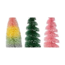 3 Pack Christmas Bottlebrush Tree Decoration - Assorted -Christmas Gift Shop 76d56d34 5b18 424d ac7f 848c1702e701