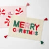 Merry Christmas Bath Mat - Beige