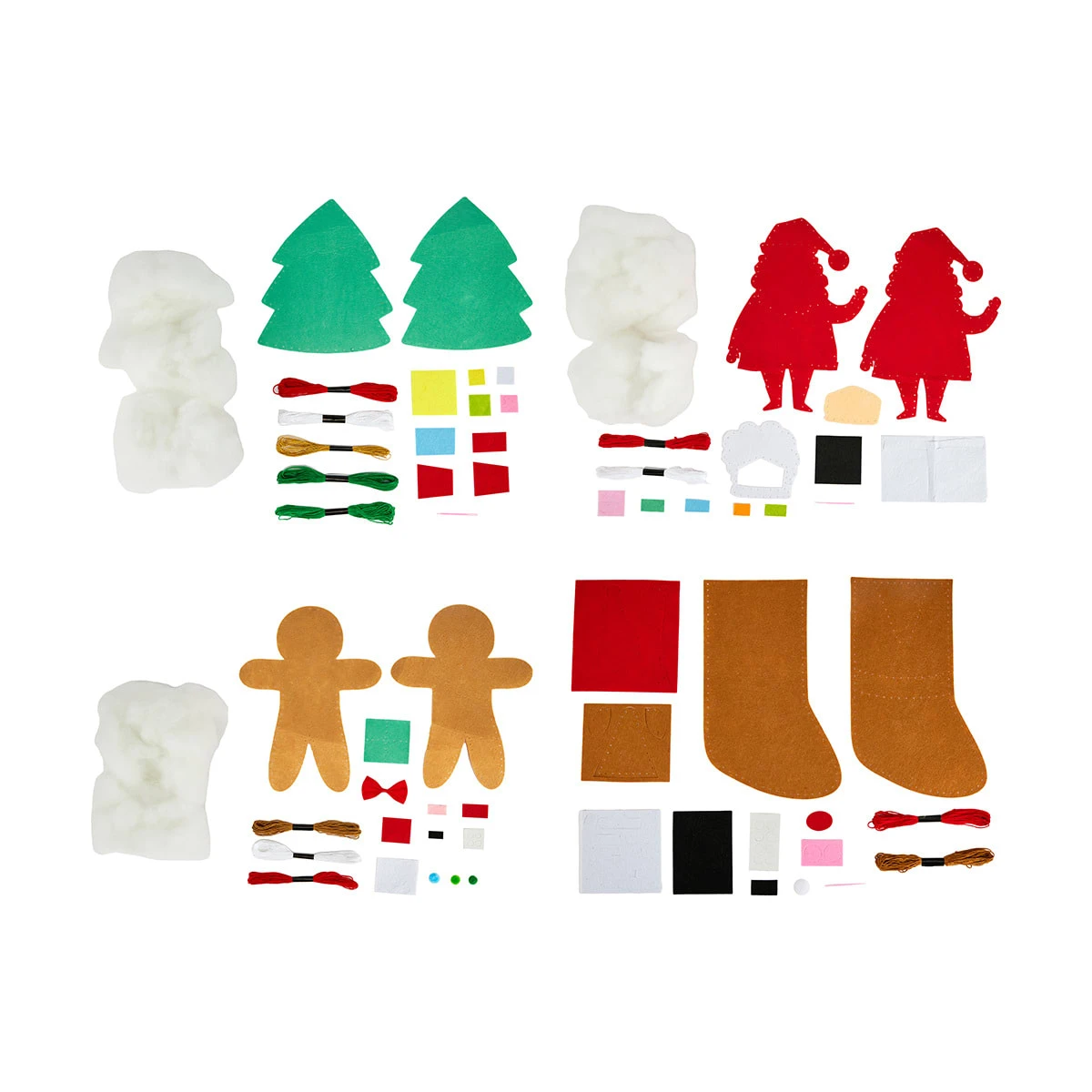 Make Your Own Christmas Felt Sewing Kit - Assorted 5 Make Your Own Christmas Felt Sewing Kit - Assorted - Image 5