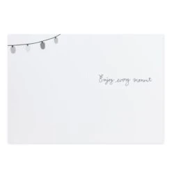 Hallmark 10 Pack Boxed Charity Christmas Cards - Colourful String Lights