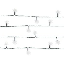 Low Voltage 25 LED Christmas Snowflake String Lights - Assorted, 3.6m -Christmas Gift Shop 7f9b1513 bb77 4fc5 ab13 55aeb9044122