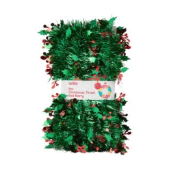 5m Christmas Tinsel - Red Berry -Christmas Gift Shop 802417e7 1302 4844 9c2d 8e3bdf36f749