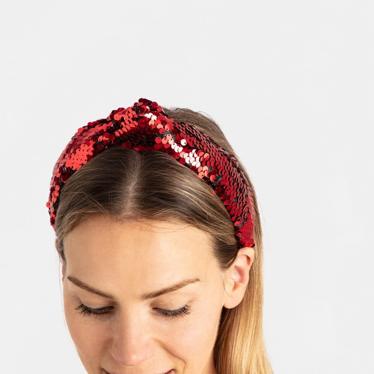 Christmas Festive Headband - Red And Black 3 Christmas Festive Headband - Red And Black - Image 3