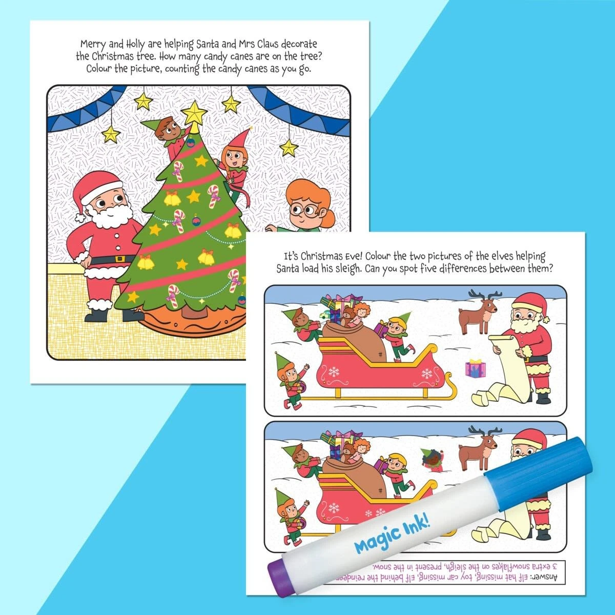 INKredibles Magic Reveal! Christmas Mess-Free Activity Kit - Book 5 INKredibles Magic Reveal! Christmas Mess-Free Activity Kit - Book - Image 5