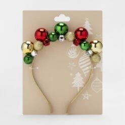 Christmas Bells Headband - Gold Tone, Red And Green 8 Christmas Bells Headband - Gold Tone, Red And Green -Christmas Gift Shop 810698fc 06d3 49d4 97ff d4176beabc3e