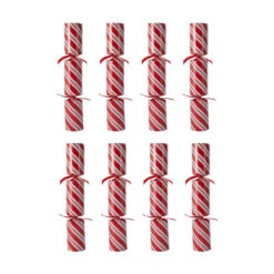 8 Pack Christmas Candy Cane Bon Bons