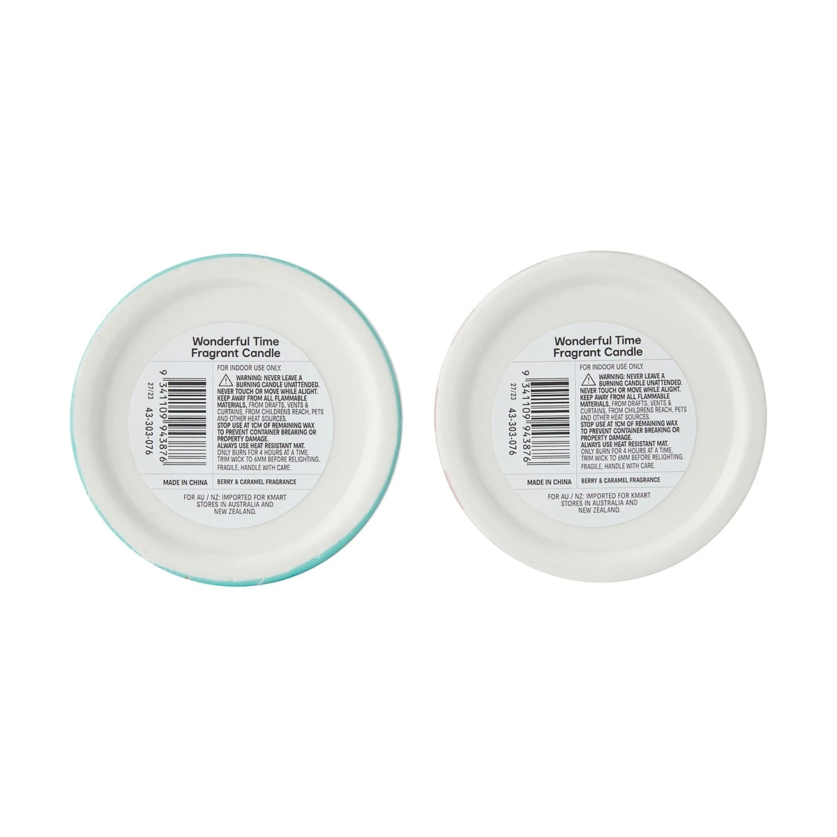 2 Pack Christmas Scents Wonderful Time Fragrant Candles 3 2 Pack Christmas Scents Wonderful Time Fragrant Candles - Image 3