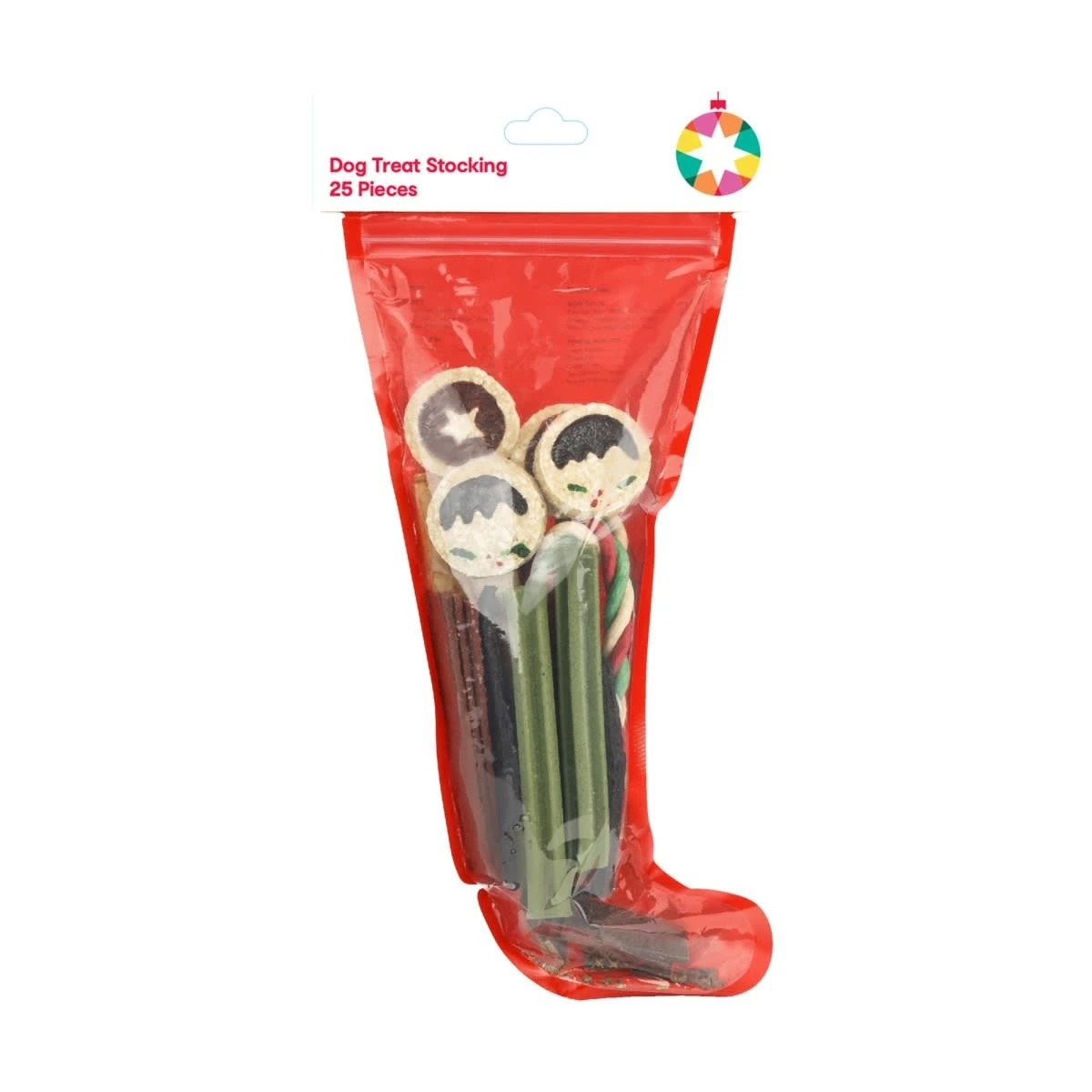 Dog Christmas Treat Stocking 25 Piece 2 Dog Christmas Treat Stocking 25 Piece - Image 2