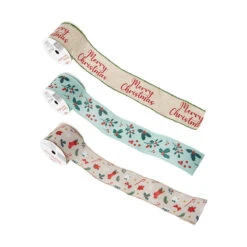 Christmas Traditional Ribbon - Assorted