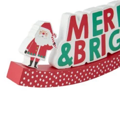 Christmas Merry And Bright Rocking Sign