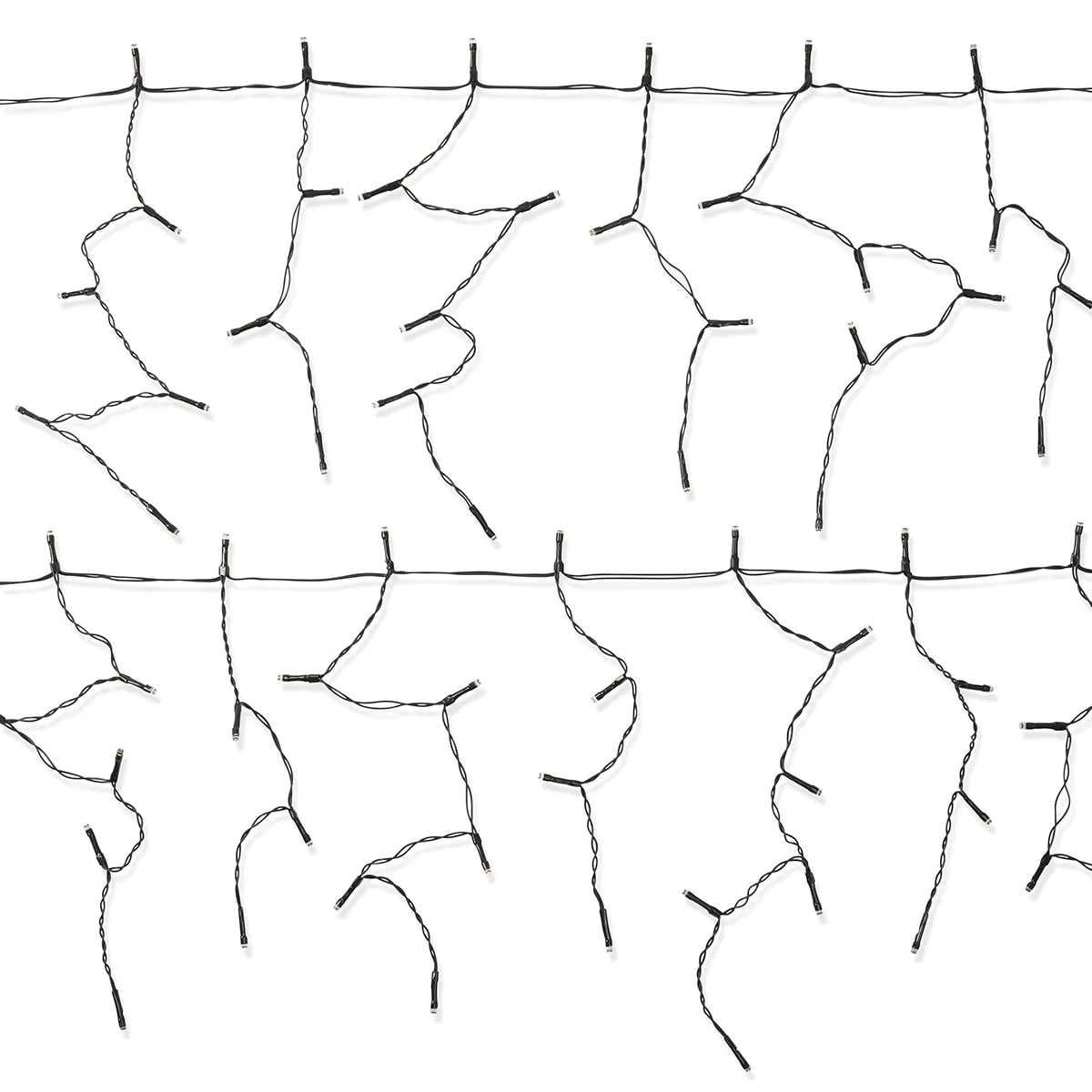 Low Voltage 250 LED Christmas White Icicle Multifunction Lights - 4.9m 4 Low Voltage 250 LED Christmas White Icicle Multifunction Lights - 4.9m - Image 4