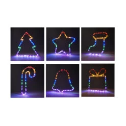 Battery Operated Christmas Icon Lights - Assorted