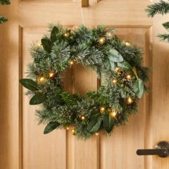 43cm Christmas Light Up Wreath - Green 13 43cm Christmas Light Up Wreath - Green -Christmas Gift Shop 8e5a1b86 998d 4d03 a3da 7bb9d4ab0bbe