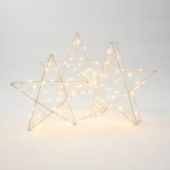 3 Pack Christmas Decoration Light Up Wire Stars -Christmas Gift Shop 91107463 275d 45c4 84b8 f038366115cb