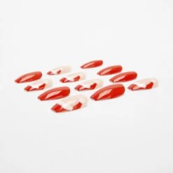 OXX Cosmetics All Is Bright 24 Pack False Nails With Adhesive - Coffin Shape, Christmas Santa Hat -Christmas Gift Shop 93e7e316 1f3e 4df3 925e 855e977824ff